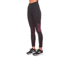 Russell Athletic Women's Panelled Tights / Leggings - Black/Purple