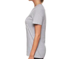 Russell Athletic Women's Classic Logo Crew Neck Tee / T-Shirt / Tshirt - Ashen Marle