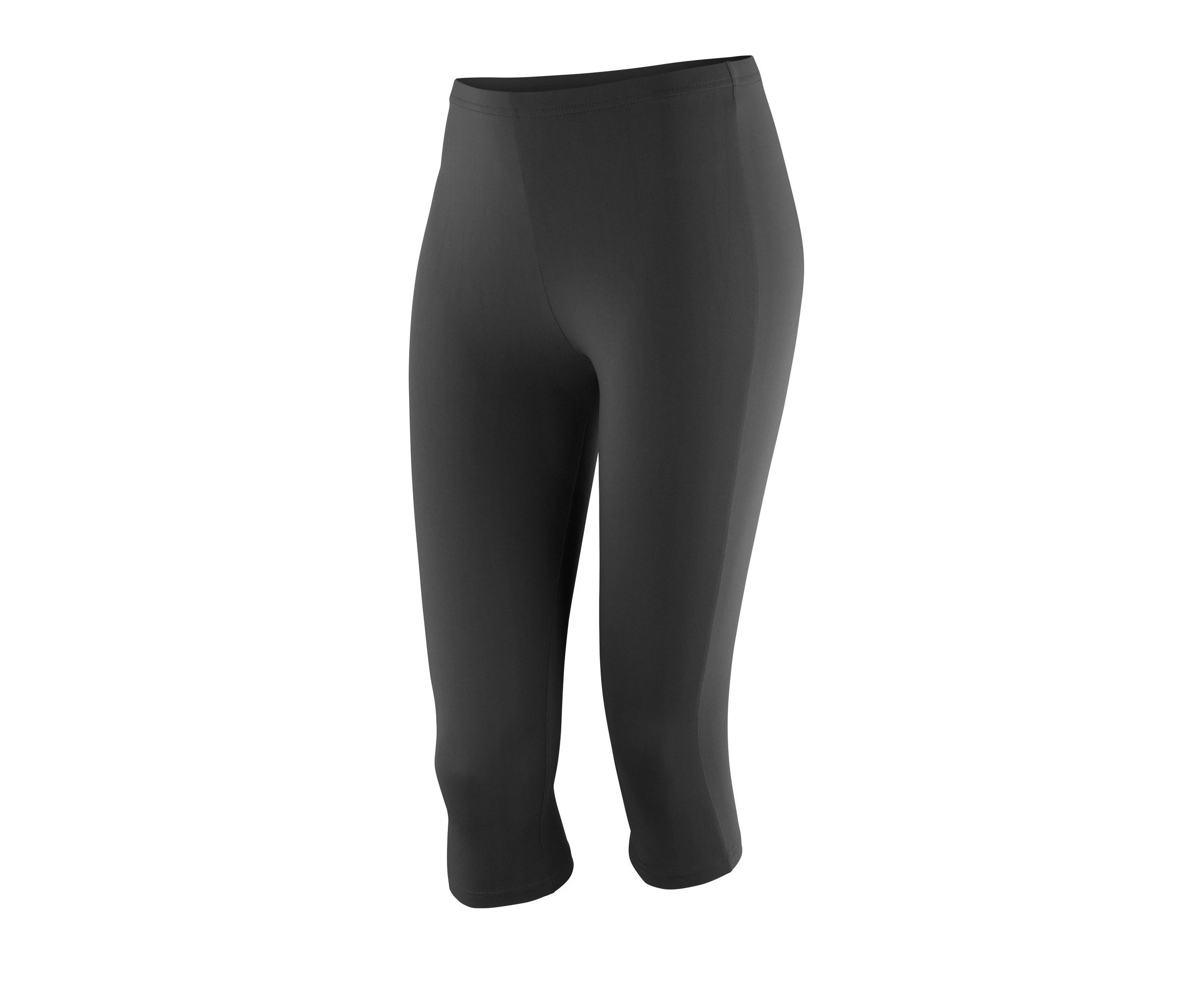 Spiro Womens Impact Softex Breathable Capri Pants (Black) - PC2625