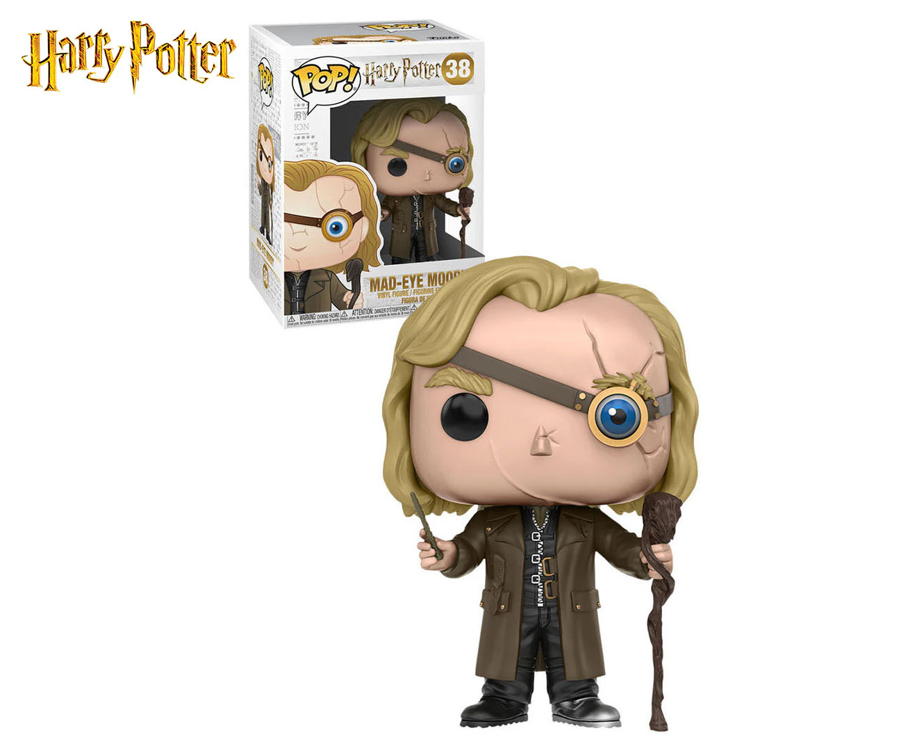 Funko - Mad-Eye Moody Pop! - Harry Potter Vinyl Figure #38