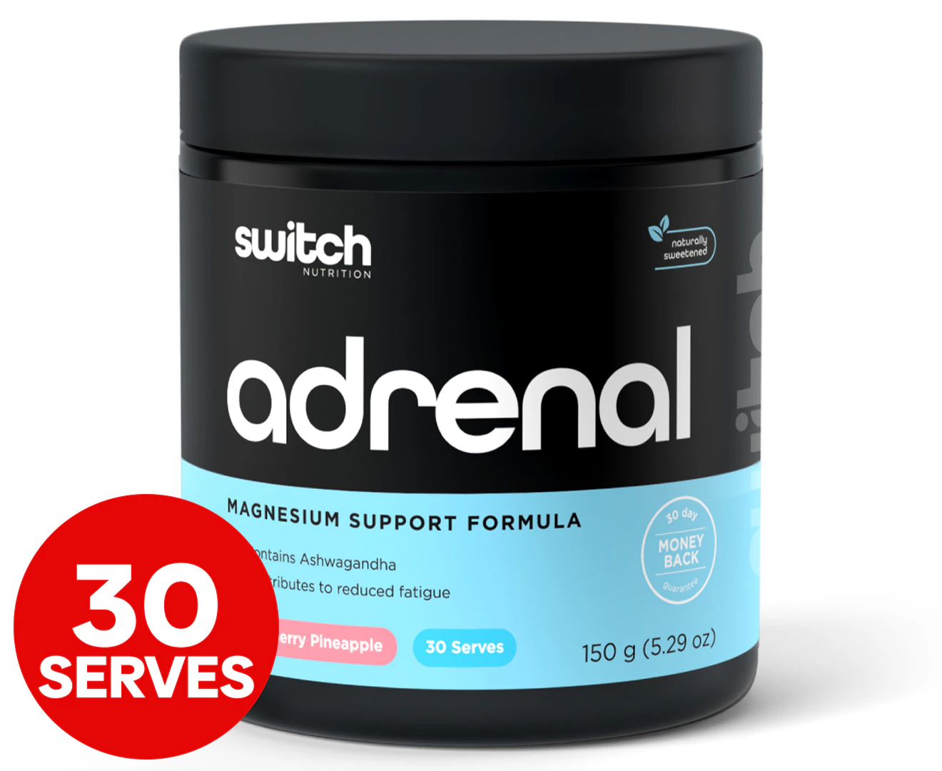 Adrenal Magnesium Support Formula - Strawberry Pineapple 150g