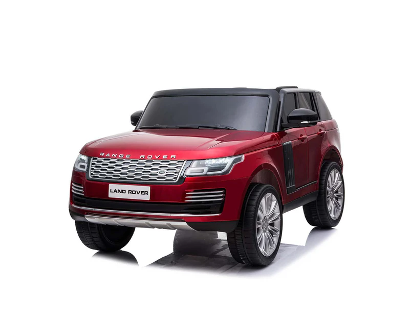 Licensed New Licensed Range Rover Painted Red 12Volt With 4xmotors MP4 Touch Screen Parent Remote Ride On CAR