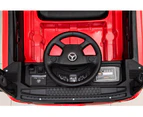 RED Licensed MERCEDES-BENZ ACTROS TRUCK Ride On Car 2 x12Volt 4xMotors Parent Remote