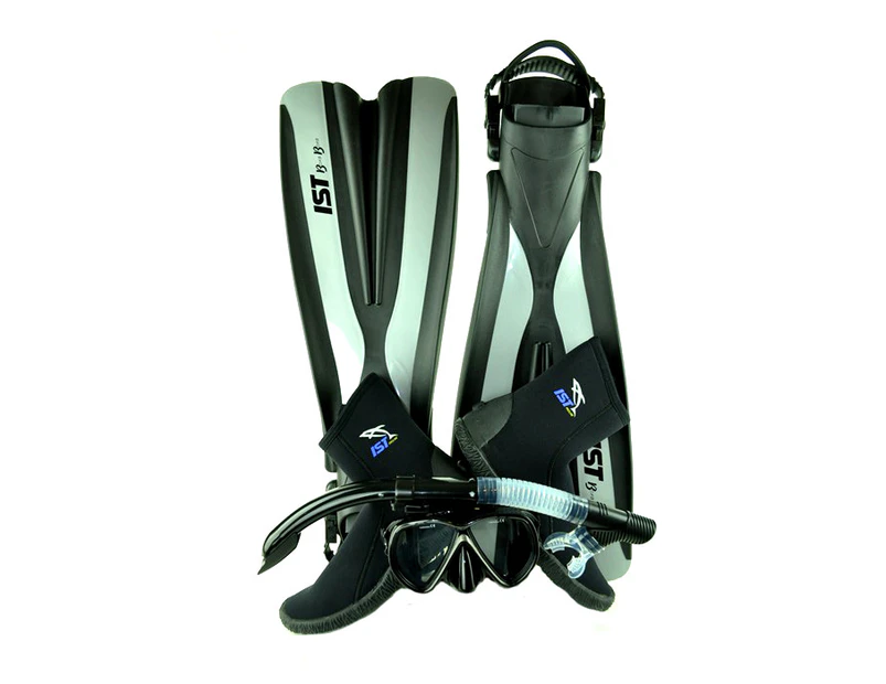 IST Size US7 Sports Scuba Diver Package Black