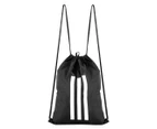 Adidas 15.75L 3-Stripes Gym Sack Bag - Black/White