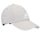 Adidas Embroidered Baseball Cap - Metal Grey/White