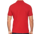 Polo Ralph Lauren Men's Short Sleeve Custom Slim Fit Polo Shirt - Red