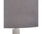 Lexi Lighting Mavis Ceramic Table Lamp - Grey