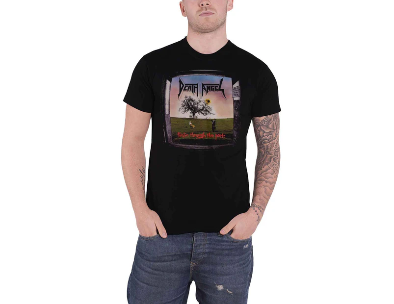 Death Angel T Shirt Frolic Through The Park Band Logo  Official Mens - Black