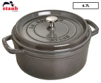 Staub 28cm Cast Iron Round Cocotte - Graphite