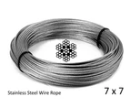 2.0mm 7x7 G316 Stainless Steel Wire Rope - 150m