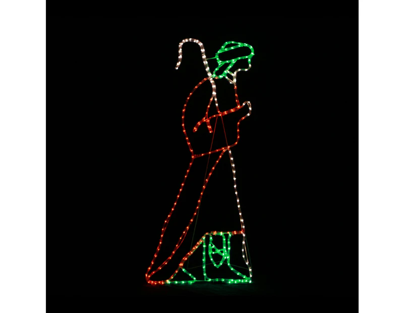 Christmas LED Motif The Shepherd 62x153cm Indoor Outdoor Display Sign