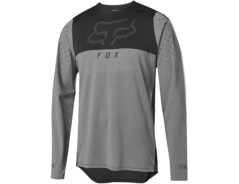 Fox Flexair Delta LS Jersey Pewter Grey 2020