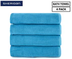 Sheridan Austyn Bath Towel 4-Pack - Turquoise