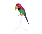 Bristol Novelty Feather Covered Toy Parrot (Multicoloured) - BN1557