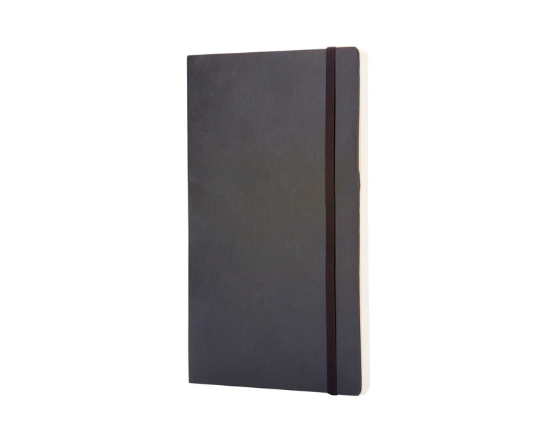 Moleskine Classic L Soft Cover Plain Notebook (Solid Black) - PF3021