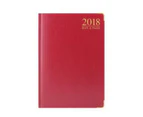 Tallon 2018 A5 Dap Red Padded Gilt Edged Diary (Red) - SG12504