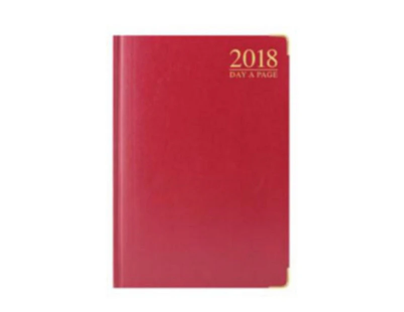Tallon 2018 A5 Dap Red Padded Gilt Edged Diary (Red) - SG12504
