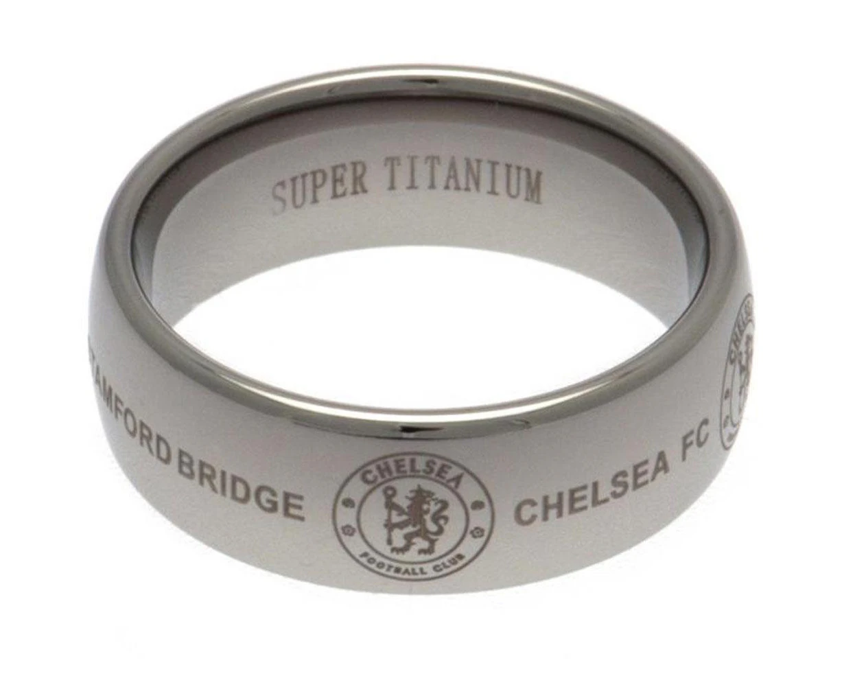 Chelsea Fc Super Titanium Ring (Silver) - TA5037