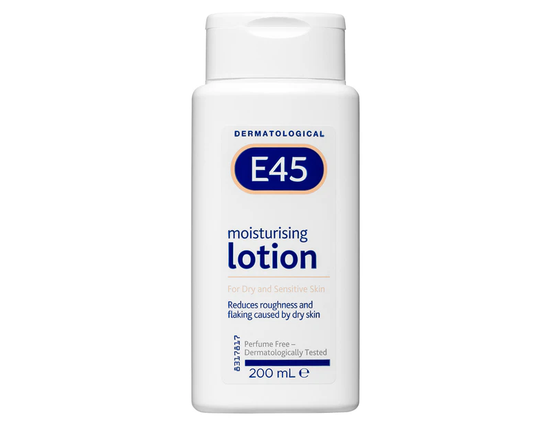 E45 Dermatological Moisturising Lotion for Dry Skin 200mL