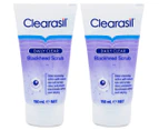 2 x Clearasil Daily Clear Blackhead Clearing Scrub 150mL