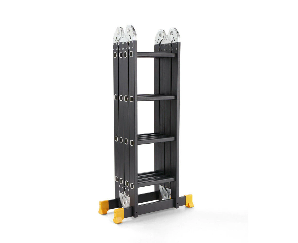 6.7M Aluminium Folding Ladder Step Extension Multi Purpose Platform