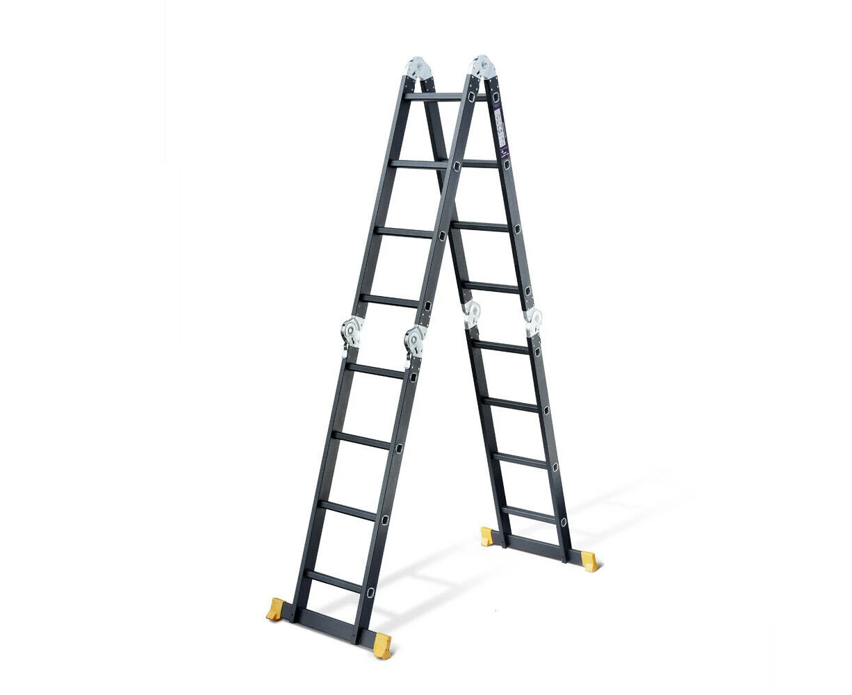 4.7M Aluminium Folding Ladder Step Extension Multi Purpos