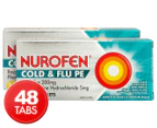 2 x 24 Tabs Nurofen Cold & Flu PE Pain Relief