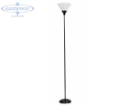 Sherwood Torch Free Standing Uplighter Floor Lamp - Black/White