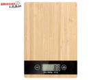 Gourmet Kitchen Bamboo Square Digital Kitchen Scale