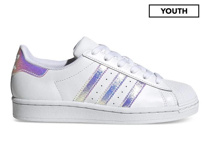 Adidas Originals Youth Superstar Shoes - Cloud White