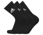 Adidas Men's Crew Socks 3-Pack - Black