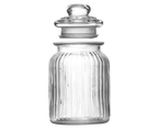 Set of 3 Vintage Airtight Glass Jars | M&W 990ml 5