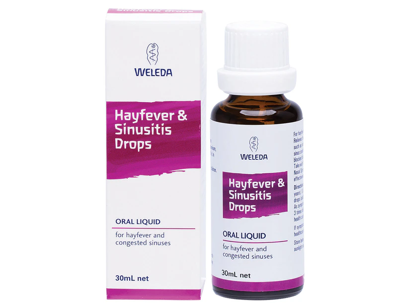 Weleda Hayfever & Sinusitis Drops Oral Liquid 30mL