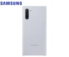 Samsung Silicone Cover for Galaxy Note 10 - Silver