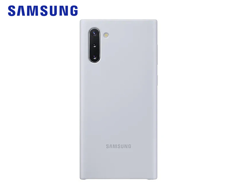 Samsung Silicone Cover for Galaxy Note 10 - Silver