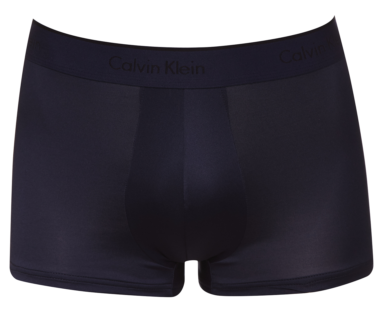 Calvin Klein Men's Microfibre Stretch Low Rise Trunks 3-Pack - Grey ...