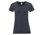 Fruit Of The Loom Womens Iconic T-Shirt (Deep Navy) - PC3400