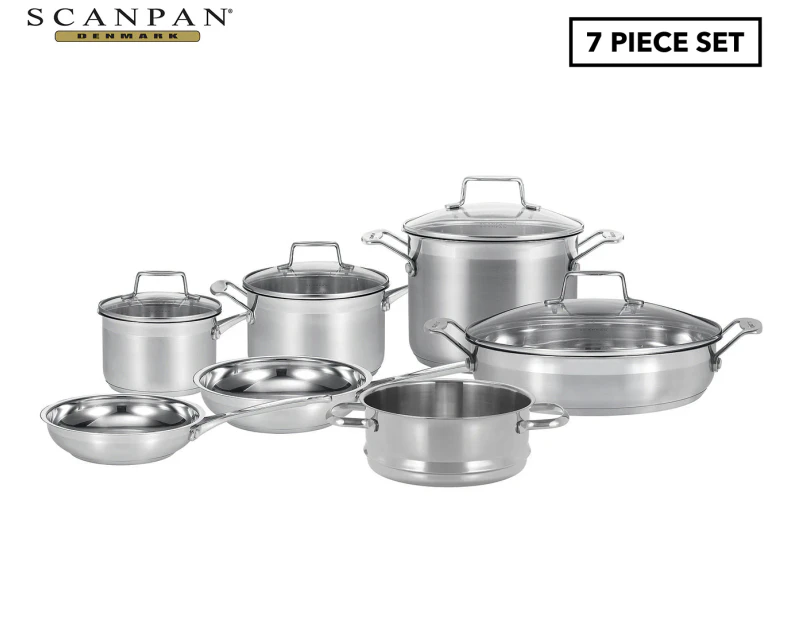 Scanpan 7-Piece Impact Stainless Steel Cookware Set