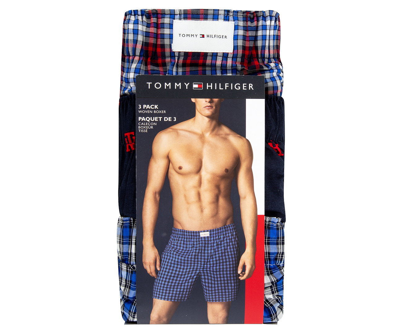 tommy hilfiger woven boxers 3 pack