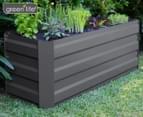 Greenlife 1200x450mm Slimline Raised Garden Bed - Charcoal 1