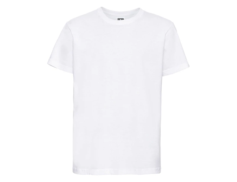 Russell Childrens/Kids Slim Short Sleeve T-Shirt (White) - PC2694