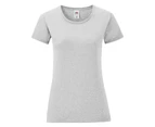 Fruit Of The Loom Womens Iconic T-Shirt (Heather Grey) - PC3400