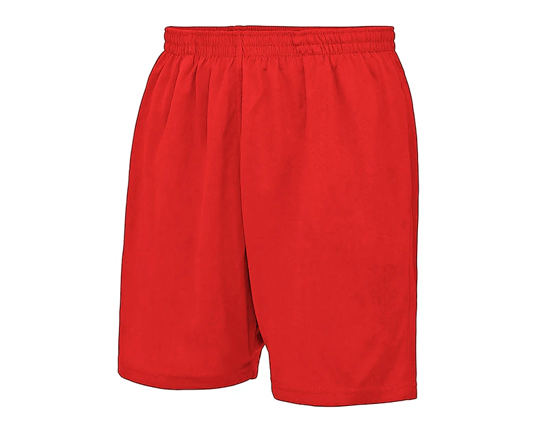 AWDis Just Cool Childrens/Kids Sport Shorts (Fire Red) - PC2633