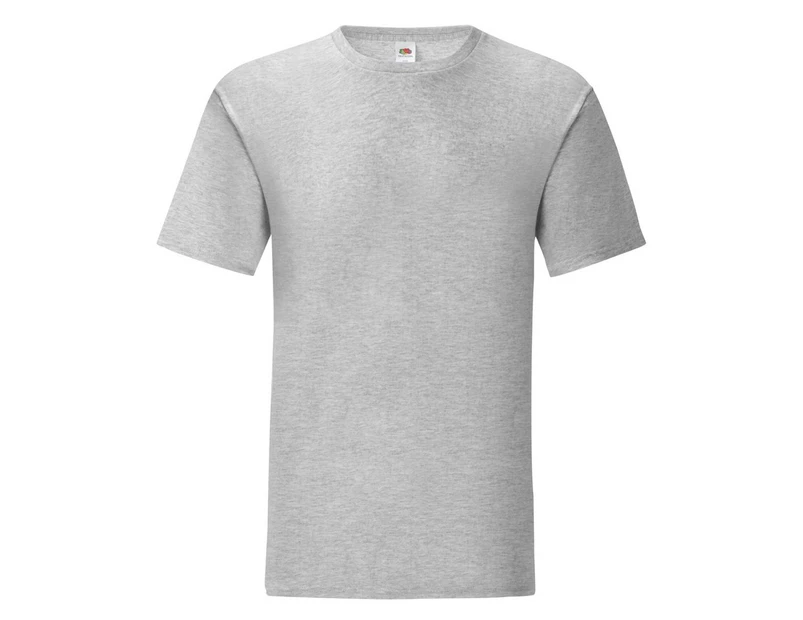 Fruit Of The Loom Mens Iconic T-Shirt (Heather Grey) - PC3389