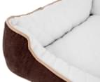 Trendy Pets 60x90x22cm Self Warming Delux Box Pet Bed - Cream 4