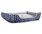 Trendy Pets 70x100x25cm Grey Pet Box Bed - Jumbo