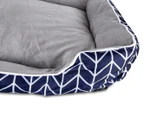 Trendy Pets 70x100x25cm Grey Pet Box Bed - Jumbo