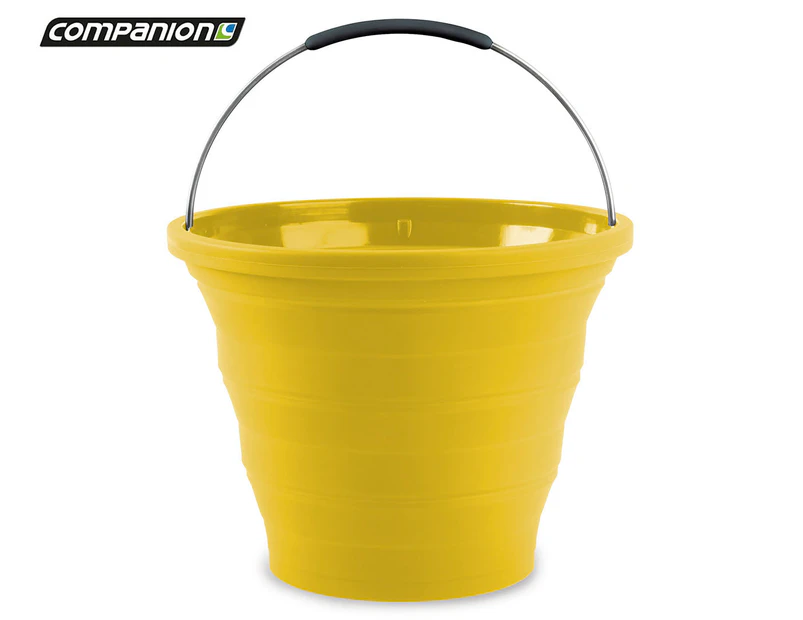 Companion 10L Pop Up Compact Bucket - Yellow