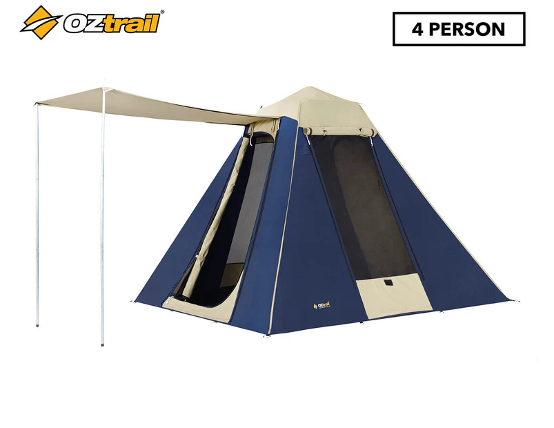 OZtrail Tourer 9 Canvas 4-Person Touring Family Tent